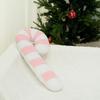 Christmas Decorative Pillows Soft Lollipop Shape Plush Cushion Plush Candy Cane Pillows For Chair Sofa Bedroom Living Room Dorm