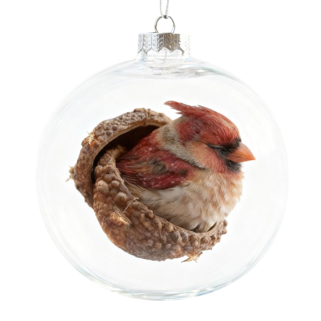 Playful Animal Acrylic Christmas Ball Decoration, Animal Wonder Series Decoration,  Life Christmas Decorative Ball Winter Holiday (Sea Turtle)