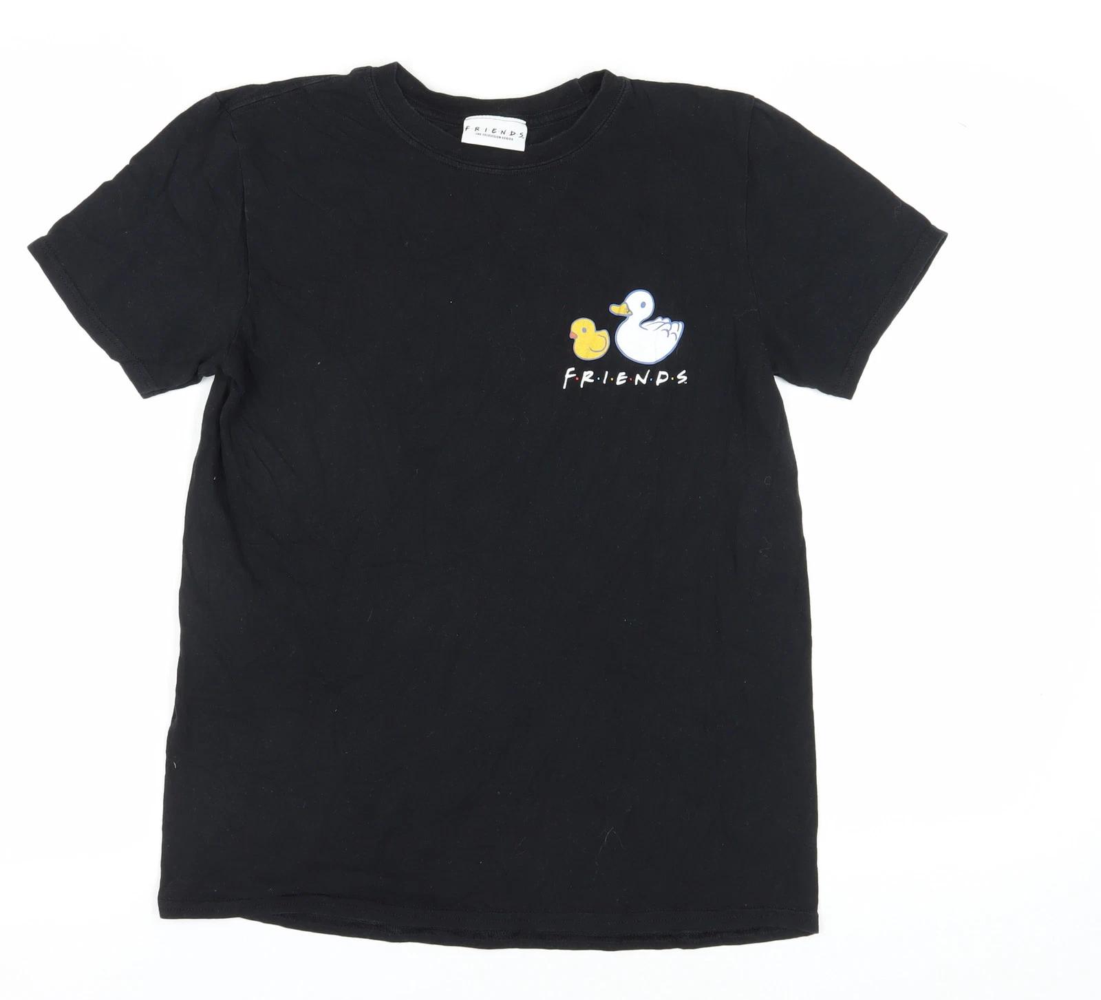 

Friends Unisex Black M Basic T-Shirt, Short Sleeve S