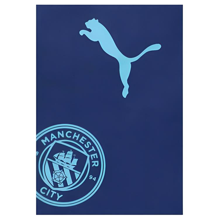 New PUMA Manchester City F.C. Fabric Backpack Unisex Deep Navy Blue & Bright Lake Blue 091100-75