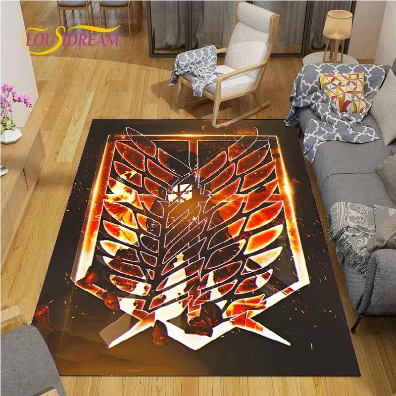 Fashion A-attack On T-titan Carpet for Living Room Bedroom Area Rugs Kitchen Un-slip Floor Mat Alfombra Birthday Gift Poster Mat