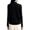 Women's Half Turtleneck Sweater Loose Slimming Long Sleeve Plaid Knitted Bottoming Shirt