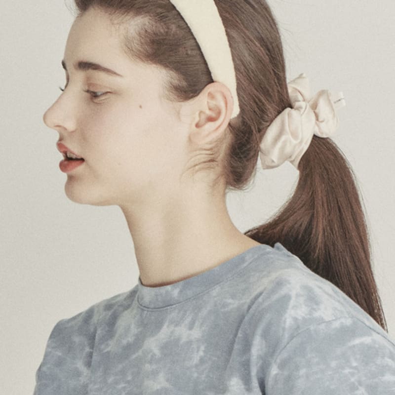 Elizabeth Moments Lemon Sunlight Yellow Terry Headband