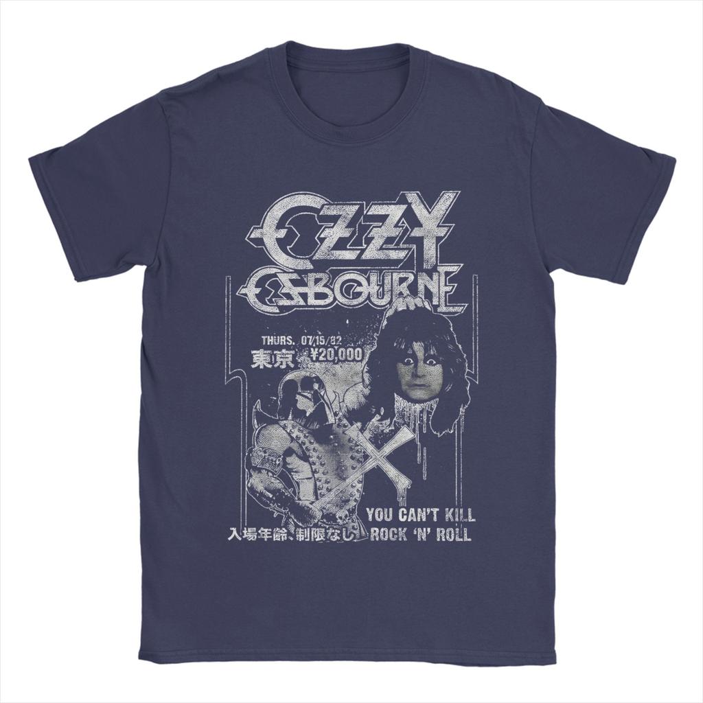 Ozzy Osbourne Executioner T-Shirt Men Black Sabbath Casual Cotton Tees Round Neck Short Sleeve T Shirts New Arrival Clothing