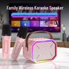 P3 Bluetooth Mini Speaker with Wireless Microphone for Home Karaoke