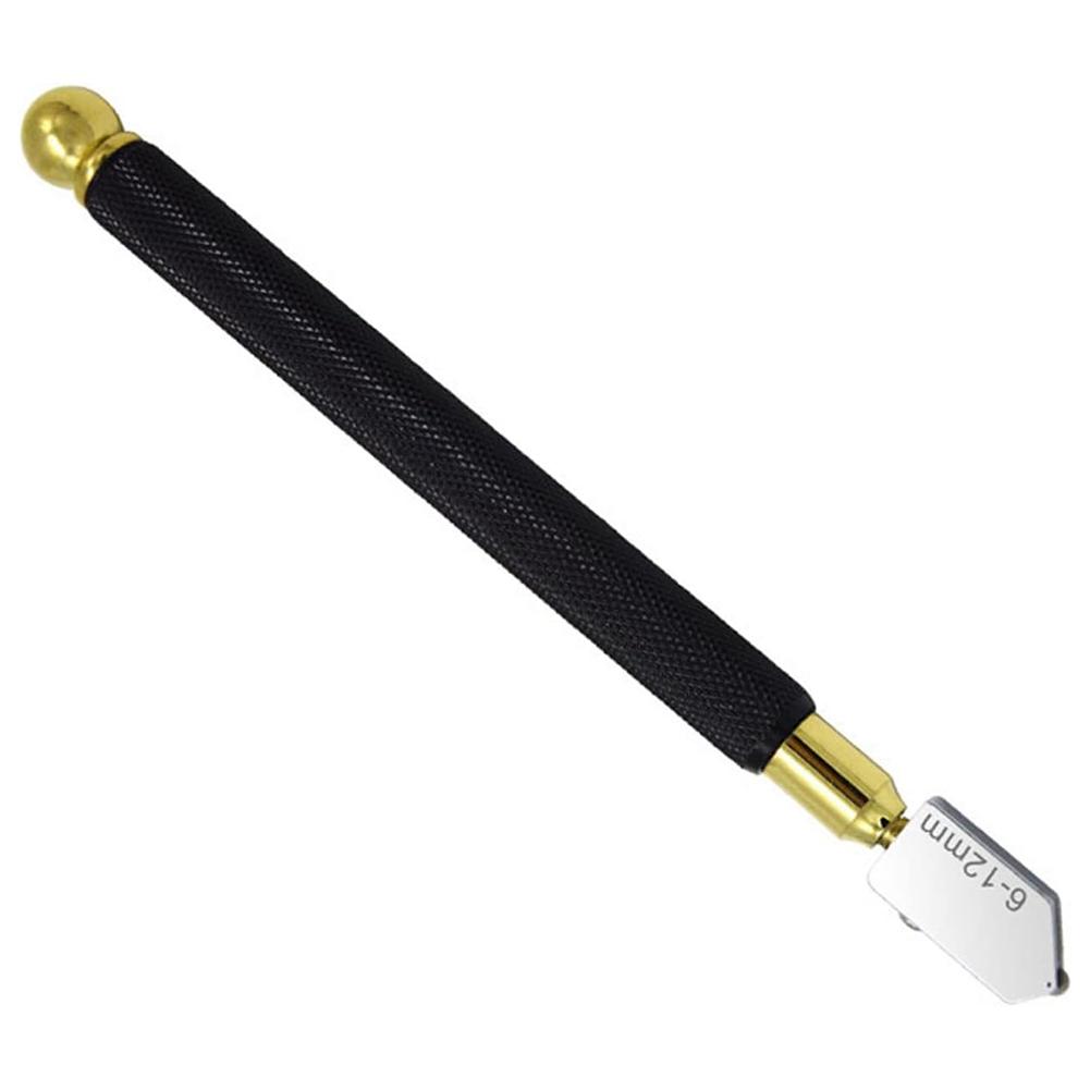 A84E-1 Set Glass Cutter, Alloy Incisive Professional Glass Cutting Tool With 3 Cutter Heads Marking Pen
