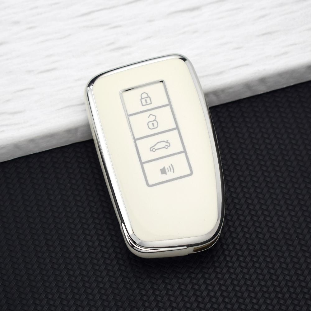 

3/4 Button TPU Car Key Case Cover for Lexus ES350 ES300h RX350 RX450h NX300 NX300h IS250 IS300h GS300 GX460 GX470 LX570 Keychain