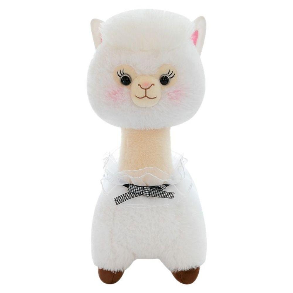 PP Cotton Alpaca Plush Toy Soft Animals Stuffed Toys Little Lamb Plush Doll  Christmas