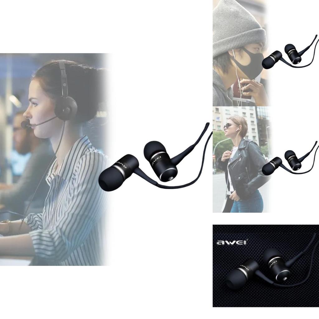 For Phones Mp3s Awei Q3 Earphone Premium Quality Super Bass Noise Isolation Headphone