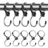 JUSTBOKU S-shaped Hooks, Anti-Fall, Stainless Steel, Rust-Proof, Anti-Drop, S-Ring, S-Hooks, Durable, Secure, 15kg Weight Capacity, Set of 10