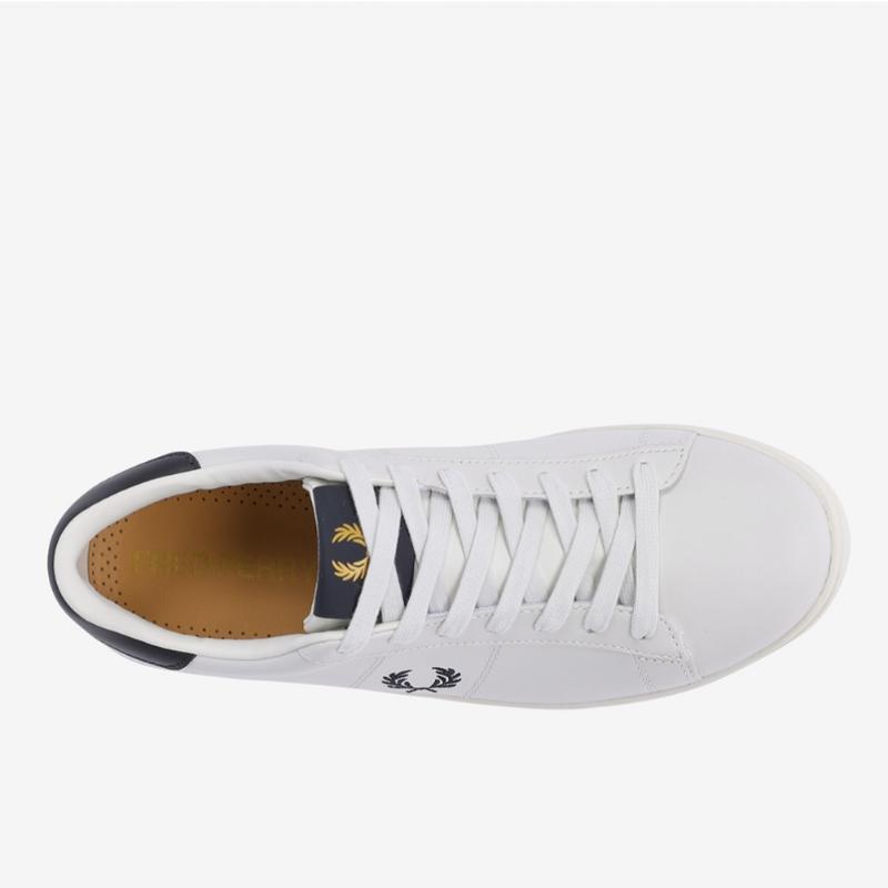 Fred Perry Unisex Leather Sneakers New Spencer Sfpu2414334 254