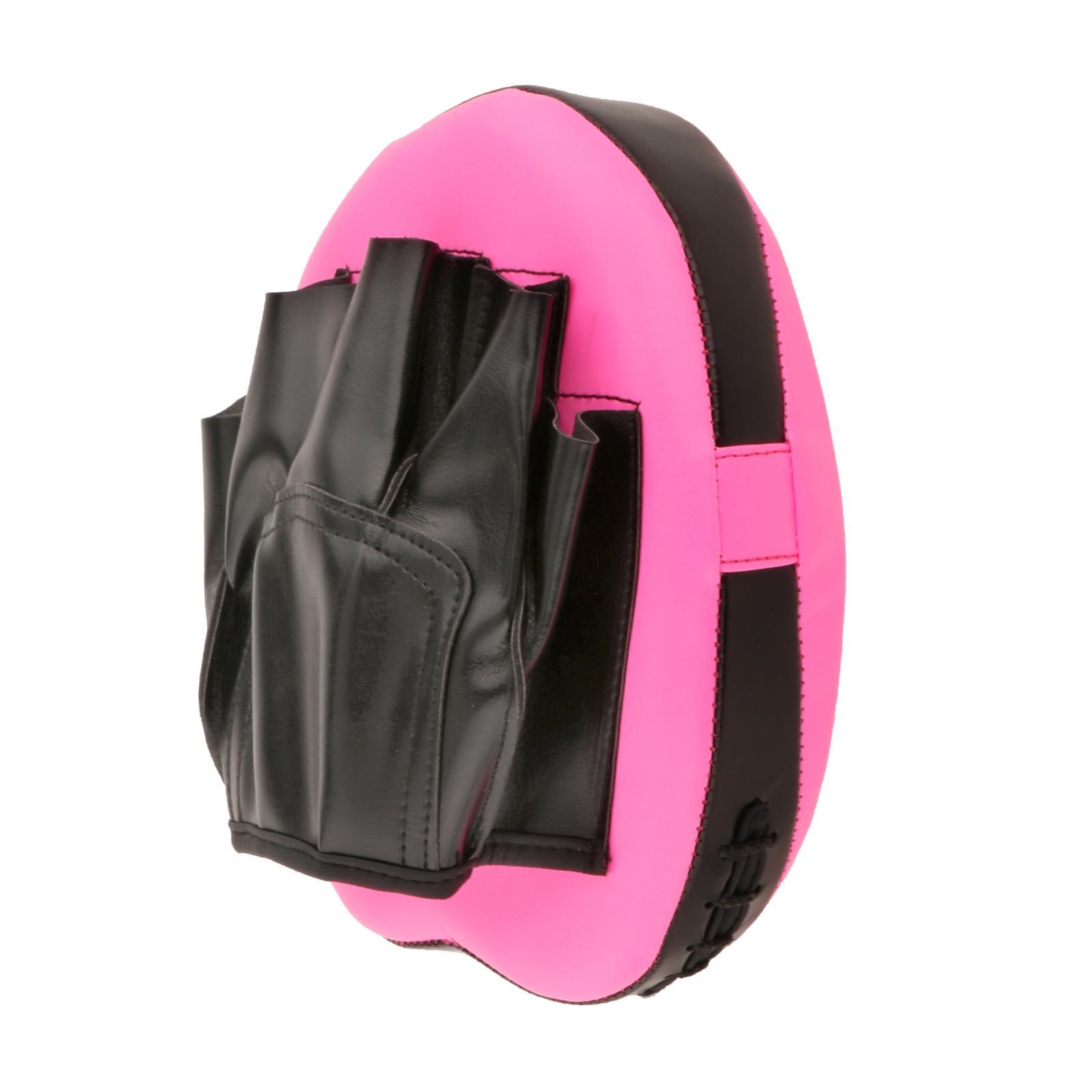 

Boxing Punching Mma Mitts PU Leather Curved Focus Pad Gloves for Thai Kick