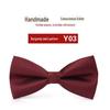 Wine Red Korean Bow Tie for Men - Ideal for Weddings and Best Man Attire