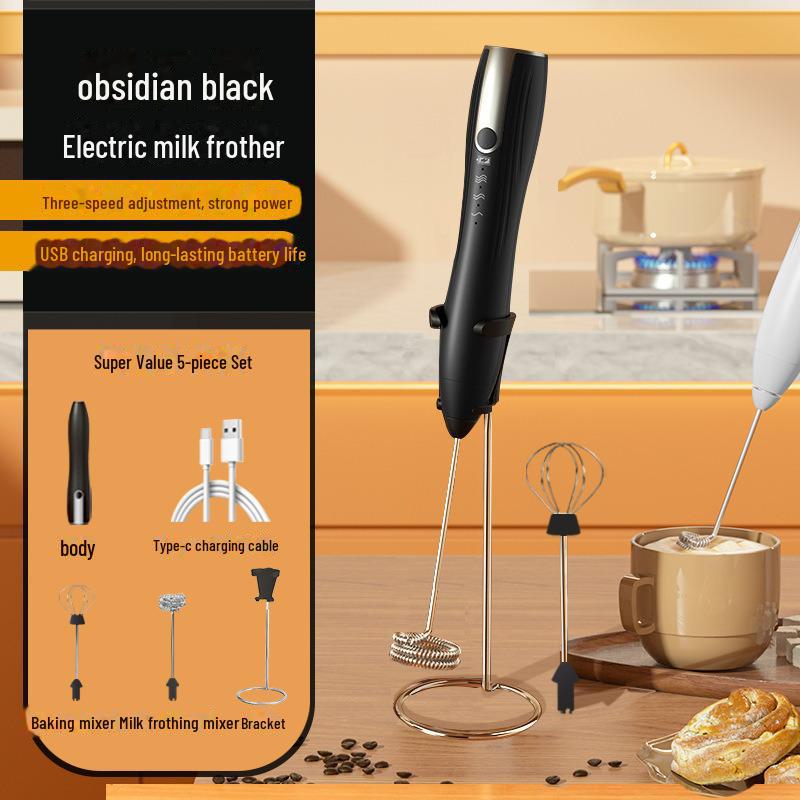 Electric Handheld Milk Frother and Coffee Stirrer
