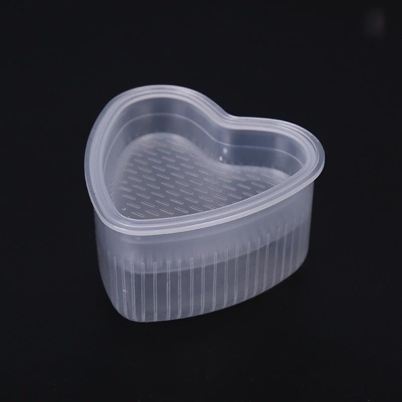 2PCS Triangle  Bear Heart Flower Shape Sushi Mold Onigiri Rice Ball Bento Press Sushi and Ball Maker Mould DIY Tools Set Kitchen Accessories