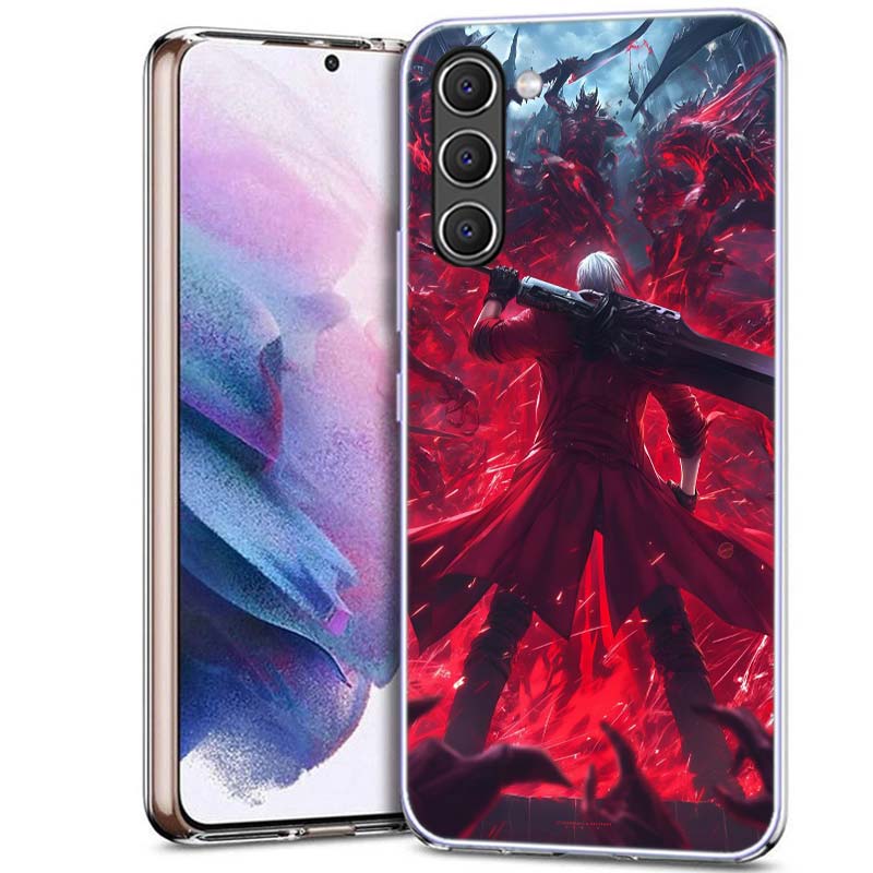 D-Devil May Cry DMC Phone Case for Samsung A54 A14 A24 A34 A17 A37 A57 A55 A35 A25 A15 A13 A23 A33 A53 A07 A05S A04S A03 A73 Gal