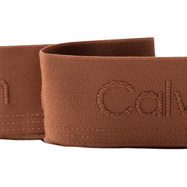 Calvin Klein Comodi Boxer a Vita Media Lisci Uomo intimo Marrone NB3327-GTN