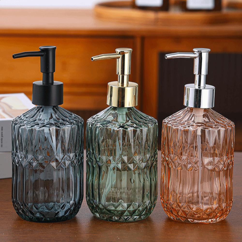 Textured Liquid Soap Dispenser Press Hand Sanitizer Bottle Liquid Storage Home Use
