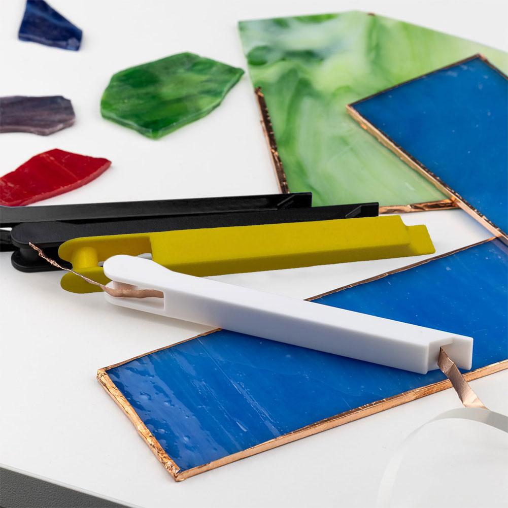 Stained Glass Hand Foiling Tool Lightweight Stained Glass Copper Hand Foiler Manual Foiling Tool for Professionals