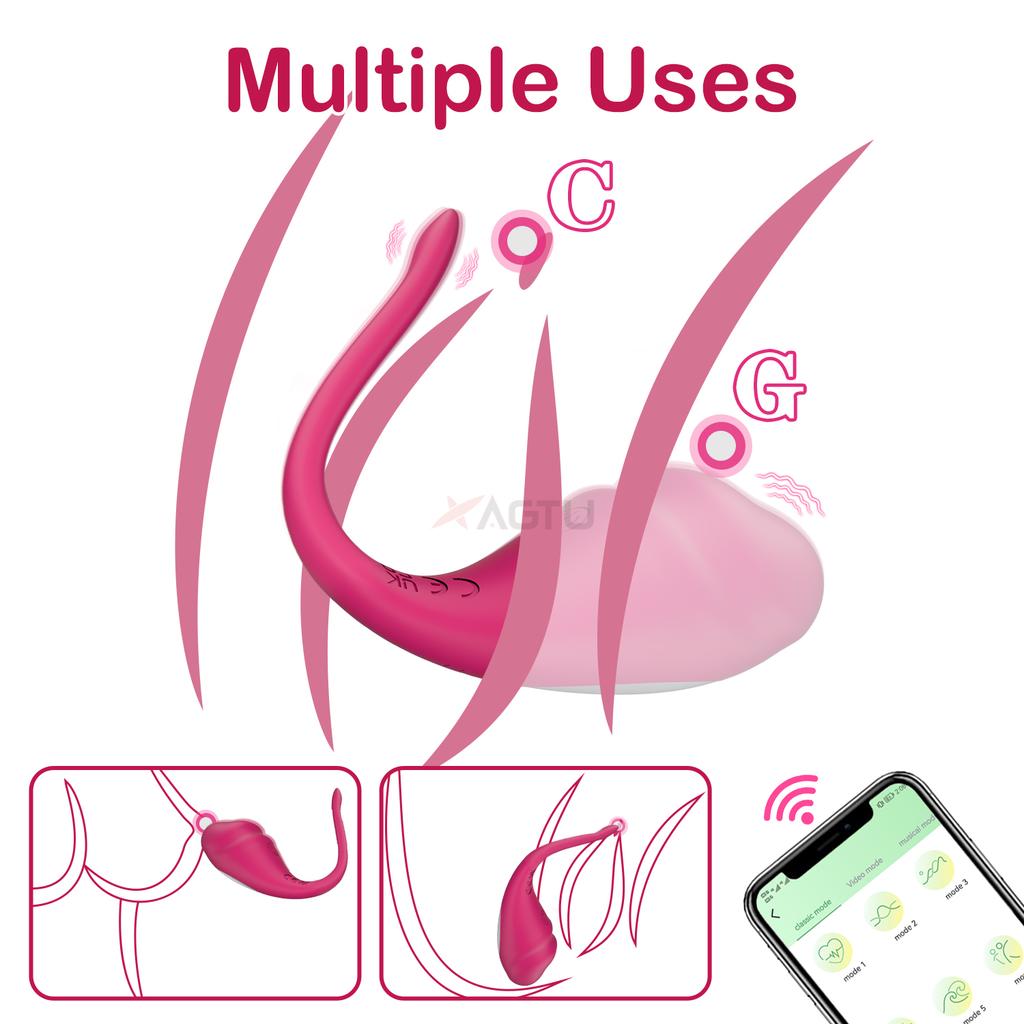 APP Control G Spot Dildo Vibrator for Women Clitoris Stimulator Female Wearable Love Egg Anal Vibration Adult Sex Toys Sexy