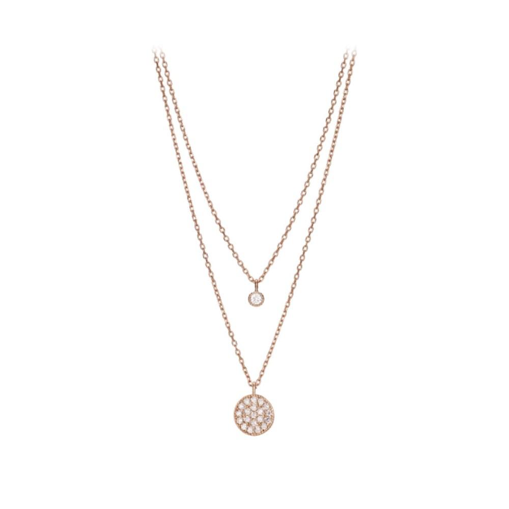 Coin Layered Necklace Elbrnn068