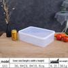 HANDUNYOU 8.2L PP Plastic Fresh-Keeping Boxes (3-pack)