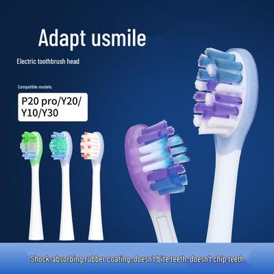Suderinama Usmile pakeičiama galvutė: Smūgius sugeriantis, dantenas saugantis, balinantis P20 Pro, Y20, Y10, Y30 modeliams.