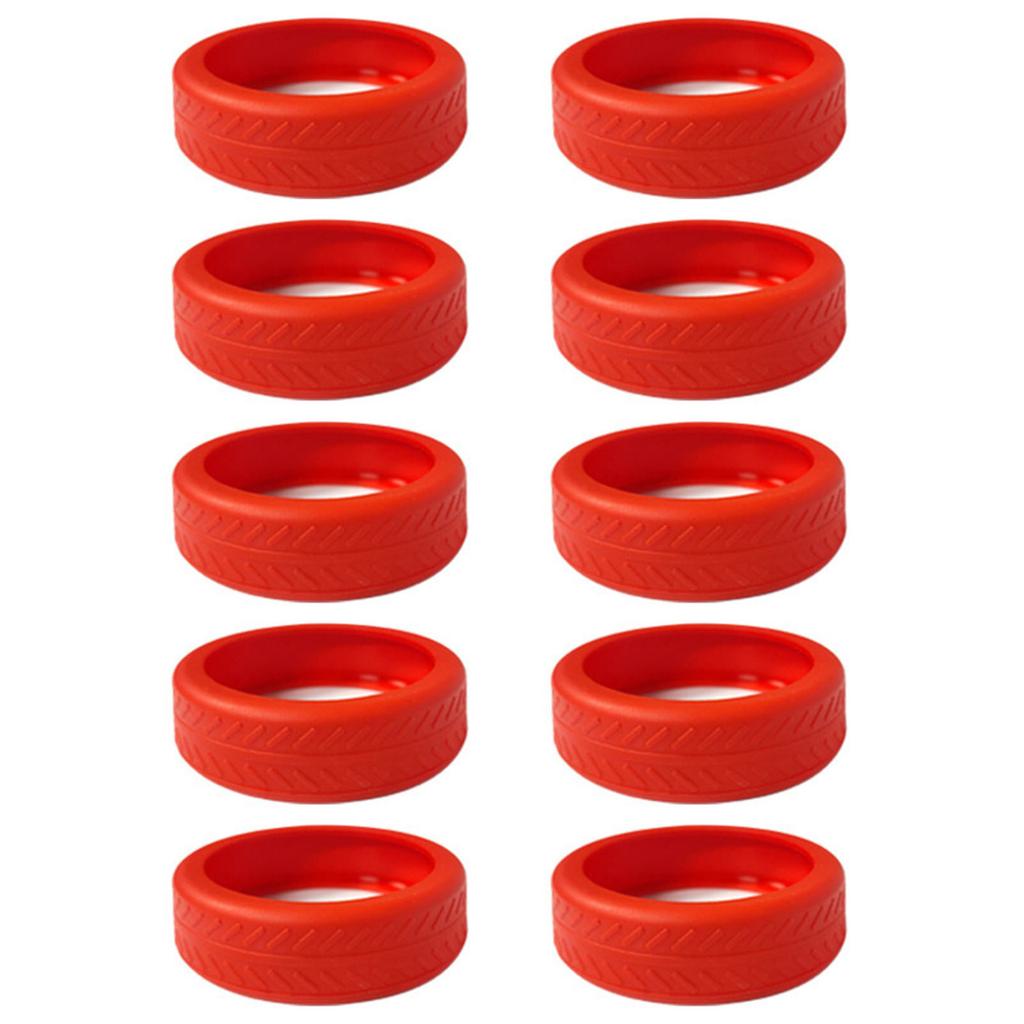 10 Stück Robuster Silikon-Radschutz für Reisetaschen Verhindert Schäden an Ihrem Gepäck