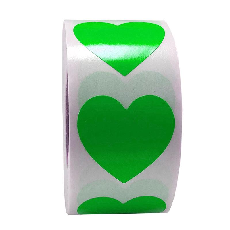 Rotolo di Adesivi a Cuore per San Valentino - Adesivi Rotondi Adesivi Sigillanti a Forma di Cuore per Regali di Matrimonio. Vendita Calda!