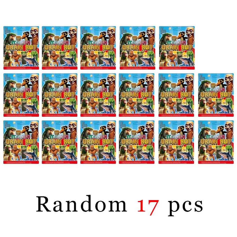 Italian Brainrot Tung Sahur Figure Toy Tralalero Tralala Figures Bombardino Crocodilo Shimpanzini Bananini Model Decor Doll Gift