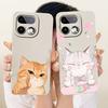 For Realme 16 Pro+ 16Pro Cute Cat Flower Cartoon Phone Case For Realme 16 Pro Plus 5G Soft Silicone Covers Bumpers