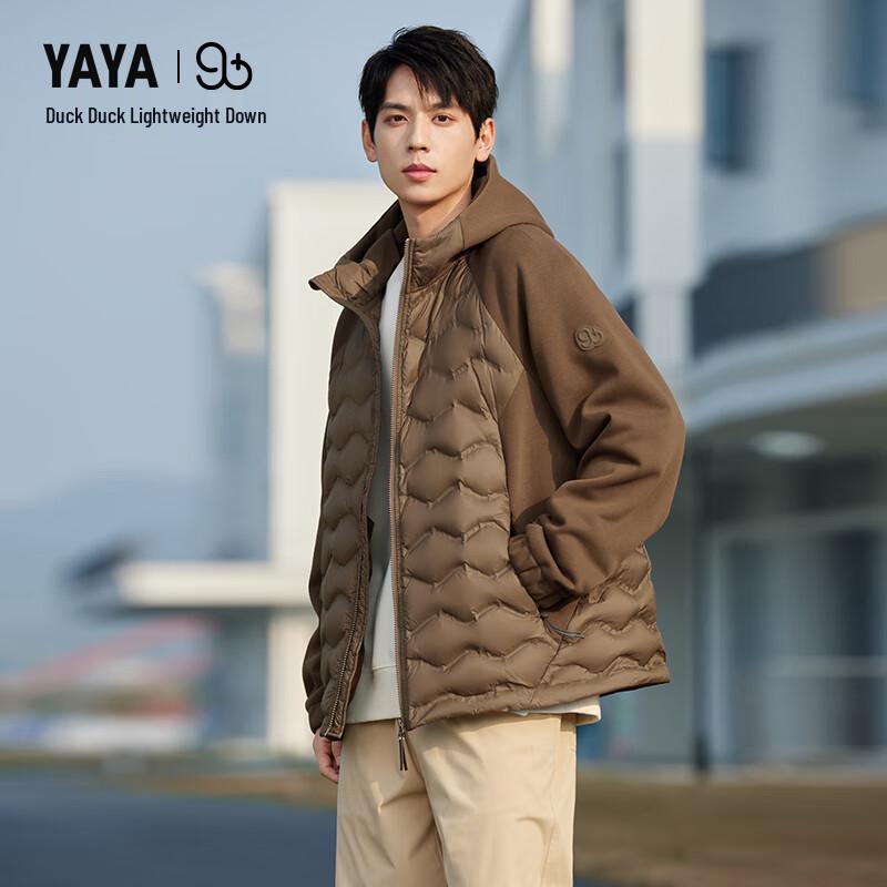 

YAYA 2024 Унисекс Стеганая Куртка с Капюшоном, Легкая, Пуховая, YE4A003337P M