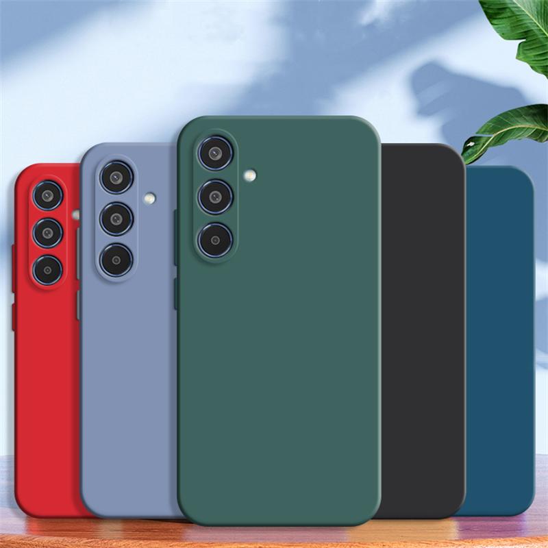 Liquid Silicone Phone Case For Samsung Galaxy A17 A24 A34 A54 A04 A05 A05S A15 A25 A35 A55 A06 A16 A26 A36 A56 A07 A14 Cover
