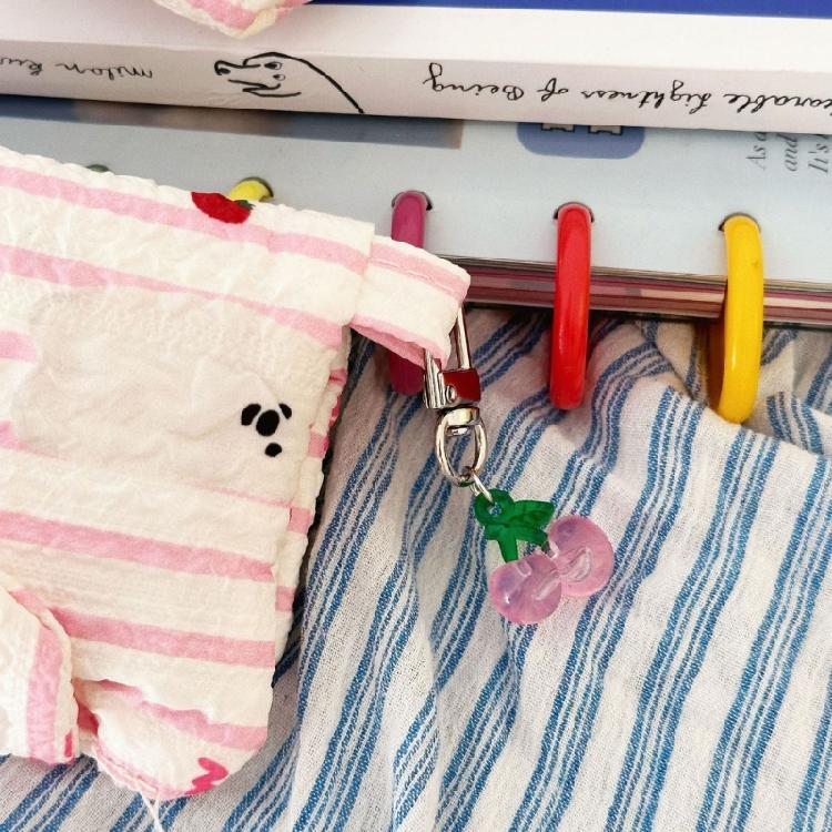 Mode Kirschen Anhänger Handtaschen Anhänger Schlüsselanhänger Damen Exquisit Frucht Kirschen Tasche Zubehör Blickfang Geschenk für Damen