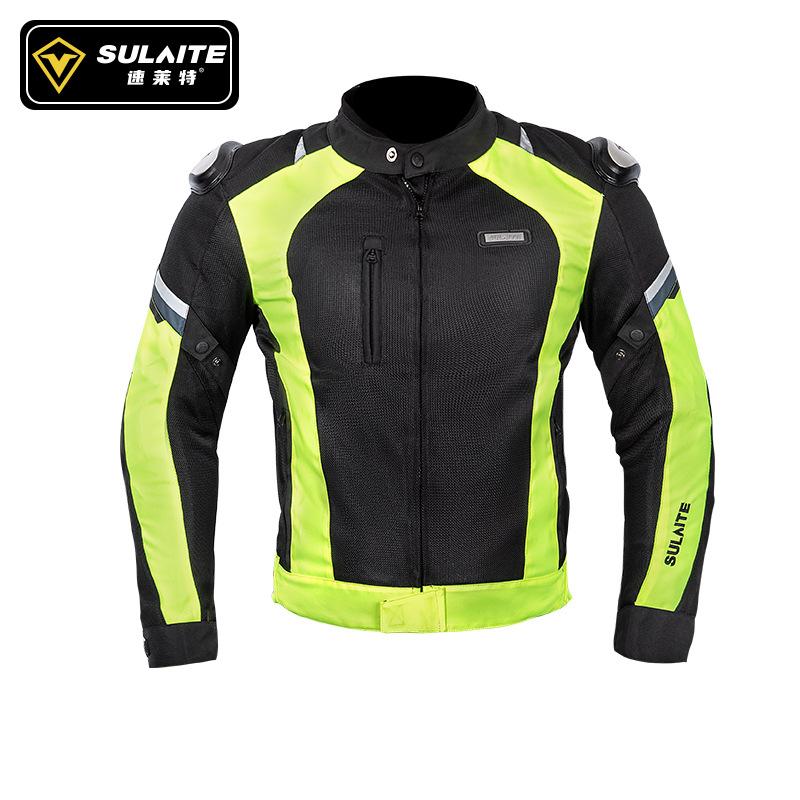SULAITE motorcycle mesh cycling suit four seasons breathable anti-drop suit road cycling suit locomotive equipment