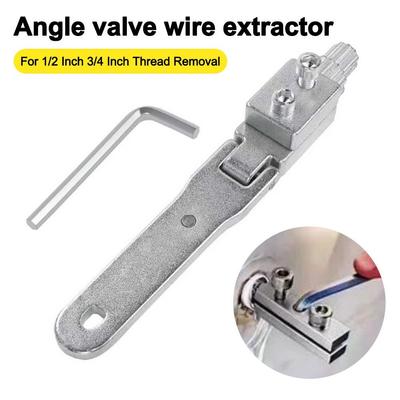 Extracteur de vis endommagées Easy Out Outil portable multifonctionnel pour le retrait de vis cassées de robinet et de vanne d'angle