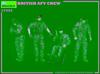 MiniArt 1/35 British Tank Crew Set (4 Figures) Plastic Model Kit MA37059