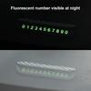 For Mini Cooper Universal Car Temporary Parking Card Phone Number Card Plate Telephone Number Park Stop Prompt Accessories