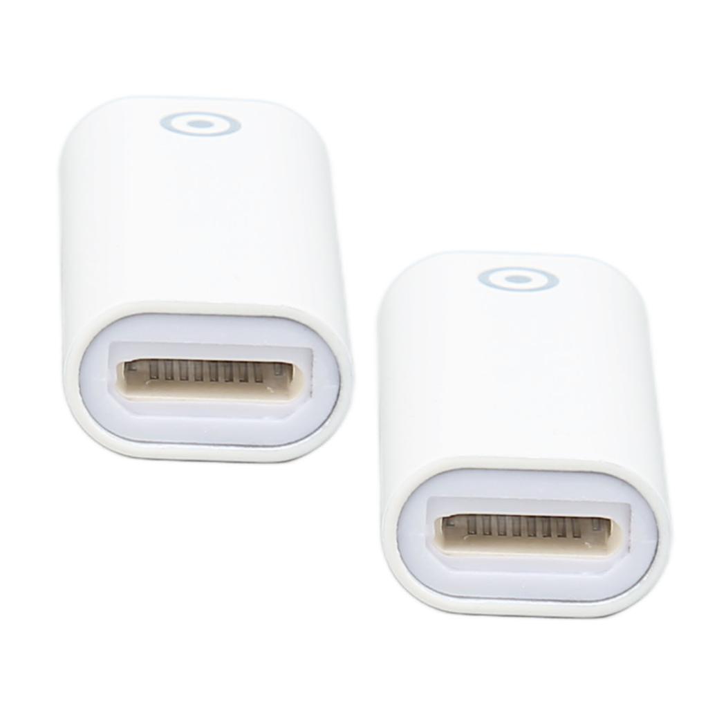 2 Pcs Charging Adapter Small Compact Stylus Charging Adapter Replacement for IOS Pencil for