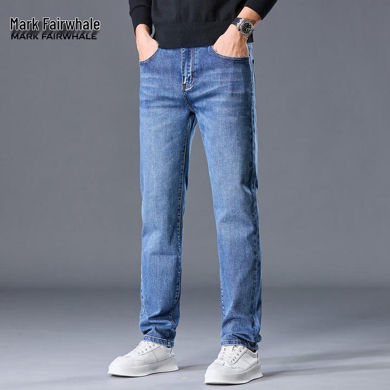 Mark Fairwhale Men's Straight-Leg Stretch Jeans