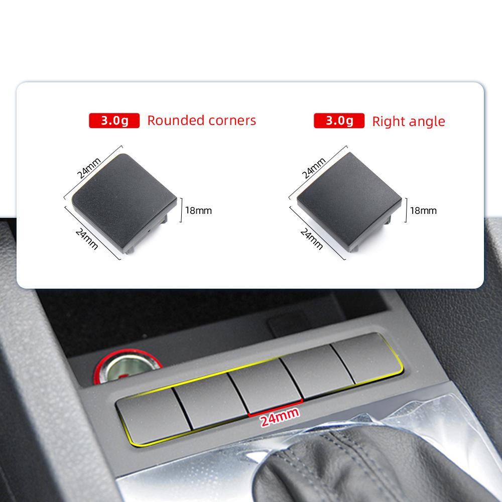 x1 Car Interior False Dummy Switch Button Cover Trim For VW Golf 6 GTI Jetta 5 A5 MK6 Eos Caddy Touran 1T 1K0959623D 1K0959623C