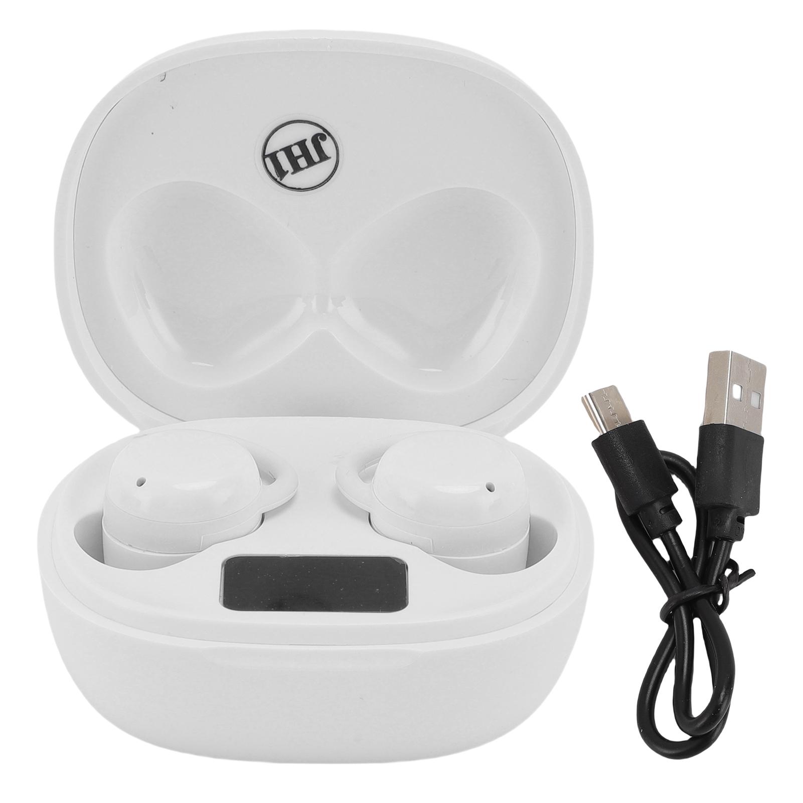 

Bluetooth-наушники с шумоподавлением, беспроводные наушники, долгое время работы от аккумулятора, маленькие, удобные, легкие, для бега, спорта, игр белый