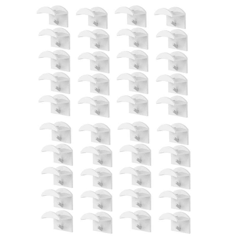 1 Set Wall Mounted Hat Rack Plastic Display Stand for Baseball Caps Convenient Hat Holder Space Saving Caps Organizer