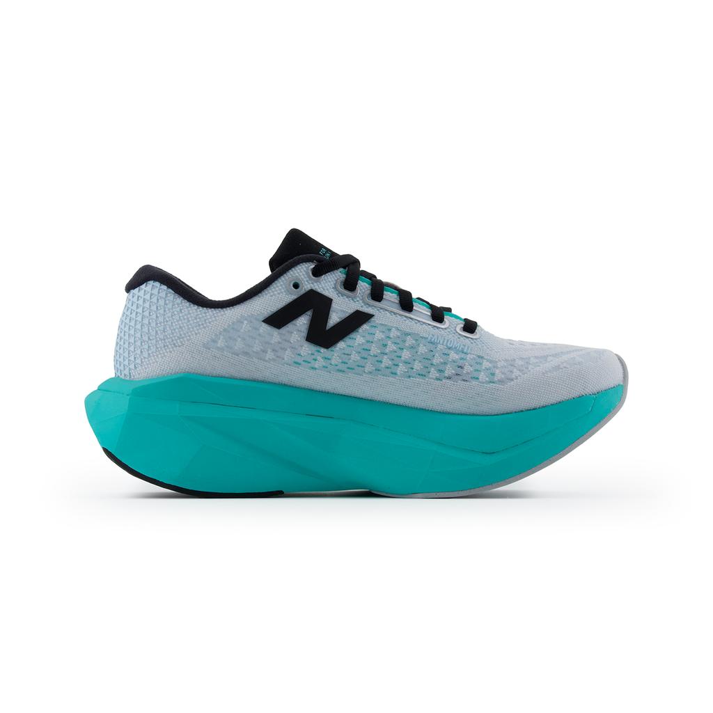 New Balance FuelCell SuperComp Trainer V3 White Cyber Jade Silver Metallic Women's