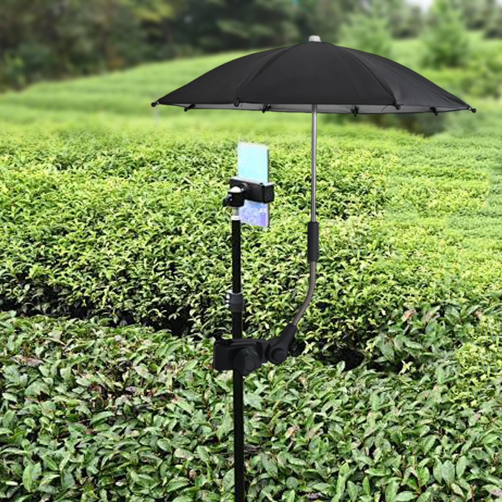 

Camera Umbrella Clip on Easy Installation Multifunction Tripod Sun Protection for Camping