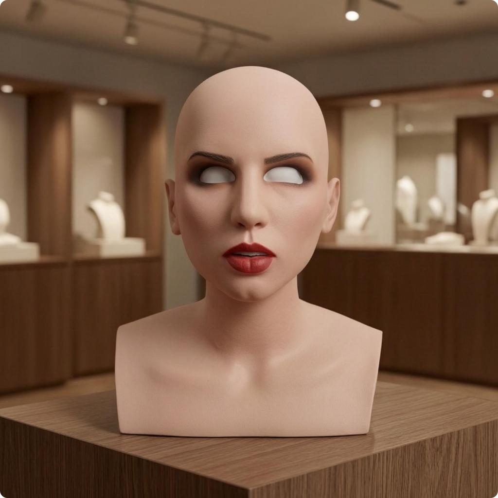 Maschera Integrale Realistica per Costume, Vestibilità Sicura per Halloween