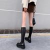 Platform Heel Women Knee-High Boots Fashion Comfort Soft Leather Shoes Autumn Winter Women's Knight Long Booties