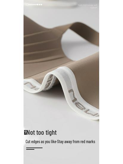 Women's Seamless Summer Underwear: Thin, Adjustable, Anti-Sagging Sports Bra for All Bust Sizes