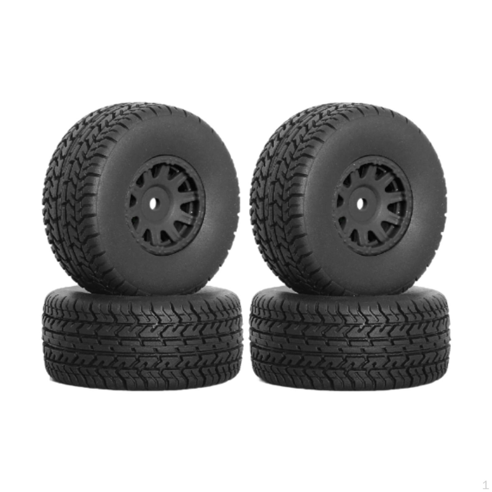 

4 комплекти змінних шин і дисків для моделей RC Crawler Car 1/14 червоний