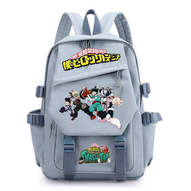 My Hero Academy School Bag Children's Backpack Elementary School Bag Male Female Junior High School Student College Student Campus Backpack